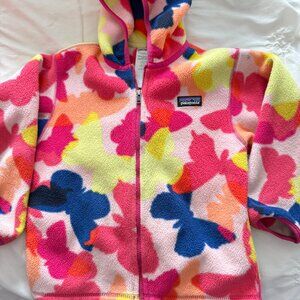 Patagonia Girls Hooded Fleece Jacket